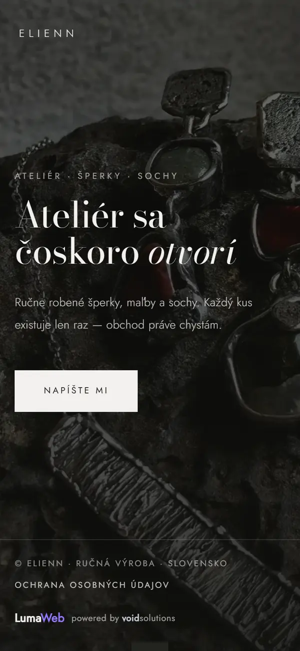 Web Elienn na mobile